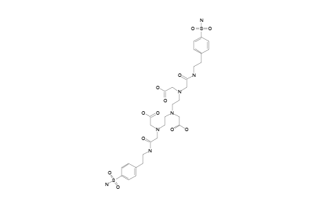 2-[bis[2-[carboxymethyl-[2-keto-2-[2-(4-sulfamoylphenyl)ethylamino]ethyl]amino]ethyl]amino]acetic acid
