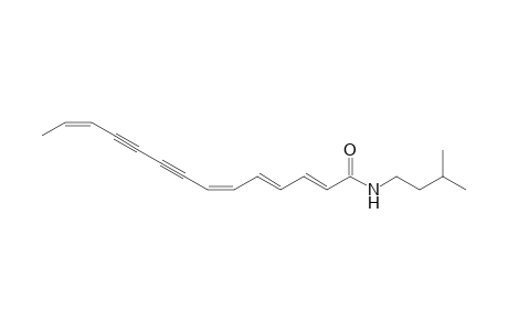 (2E,4E,6Z,12Z)-Tetradeca-2,4,6,12-tetraen-8,10-diynoic Acid - Isopentyl Amide