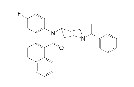 N-4-Fluorophenyl-3-methyl-N-[1-(1-phenylethyl)piperidin-4-yl]naphtalene-1-carboxamide
