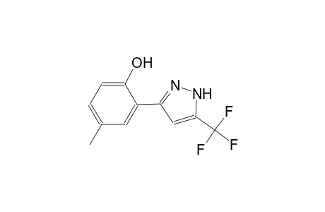 4-methyl-2-[5-(trifluoromethyl)-1H-pyrazol-3-yl]phenol