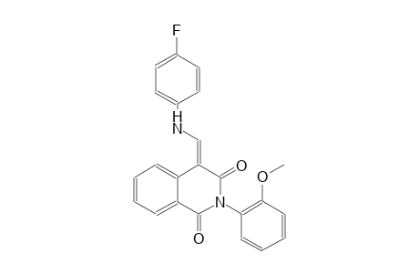 1,3(2H,4H)-isoquinolinedione, 4-[[(4-fluorophenyl)amino]methylene]-2-(2-methoxyphenyl)-, (4E)-