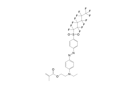 4-[4-(Perfluorohexylsulfonyl)phenylazo]-N-ethyl-N-[2-(methacryloyloxy)ethyl]aniline