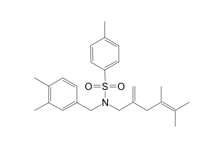 N-(4,5-Dimethyl-2-methylenehex-4-enyl)-N-(3,4-dimethylbenzyl)-4-methylbenzene Sulfonamide