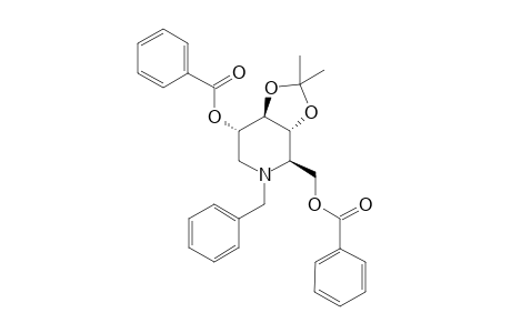N-Benzyl-2,5-O-Dibenzoyl-3,4-O-(isopropylidene)piperidine