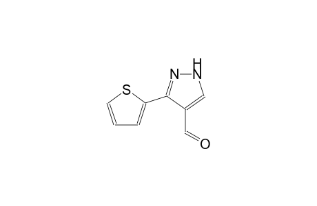 1H-pyrazole-4-carboxaldehyde, 3-(2-thienyl)-