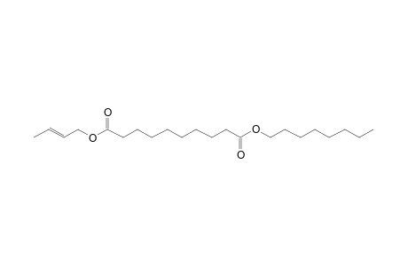 Sebacic acid, but-2-enyl octyl ester