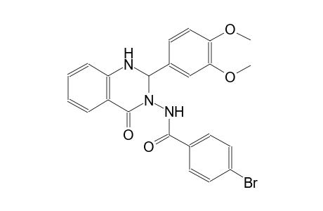 4-bromo-N-(2-(3,4-dimethoxyphenyl)-4-oxo-1,4-dihydro-3(2H)-quinazolinyl)benzamide