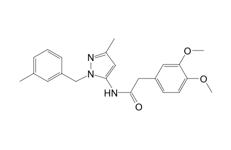 2-(3,4-Dimethoxyphenyl)-N-[3-methyl-1-(3-methylbenzyl)-1H-pyrazol-5-yl]acetamide