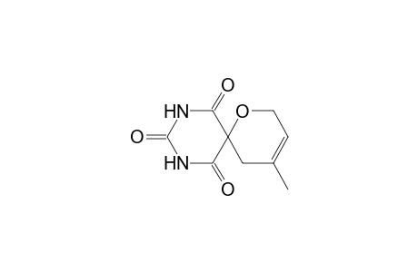 [2,4,6-Trioxo-hexahydropyrimidin]-5-spiro-2'-[4'-methyl-3',6'-dihydro-2'H-pyran]