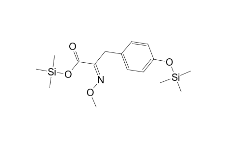 Benzenepropanoic acid, .alpha.-(methoxyimino)-4-[(trimethylsilyl)oxy]-, trimethylsilyl ester