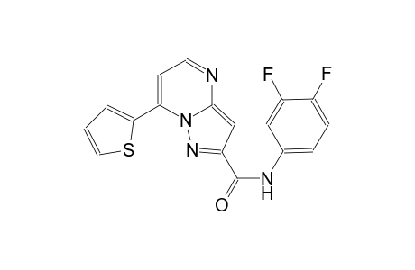 N-(3,4-difluorophenyl)-7-(2-thienyl)pyrazolo[1,5-a]pyrimidine-2-carboxamide