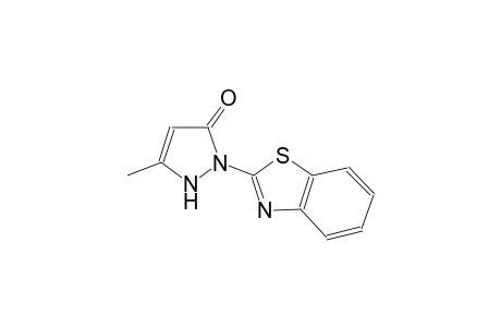 3H-pyrazol-3-one, 2-(2-benzothiazolyl)-1,2-dihydro-5-methyl-