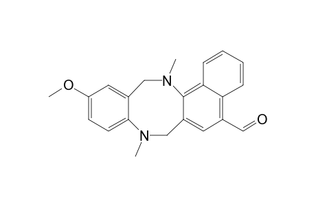 11-Methoxy-N,N'-dimethyl-7,8,13,14-tetrahydrobenzo[b]naphtho[1,2-f][1,5]diazocine-5-carboxaldehyde