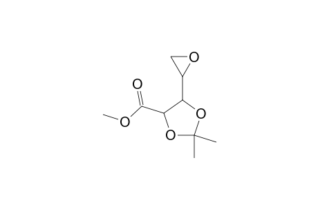 2,2-Dimethyl-5-oxiran-2-yl-[1,3]dioxolane-4-carboxylic acid, methyl ester