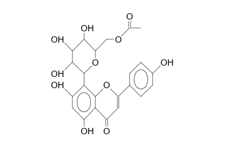 6'-Acetyl-8-C-galactosyl-apigenin