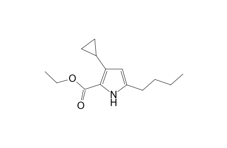 Ethyl 5-butyl-3-cyclopropyl-1H-pyrrole-2-carboxylate