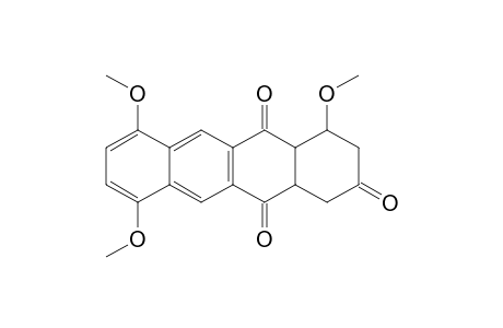4,7,10-Trimethoxy-1,2,3,4,4a,12a-hexahydro-2,5,12-naphthacene-trione