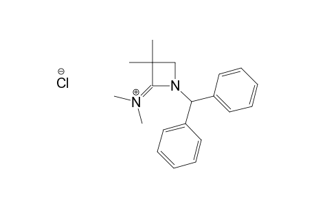 1-Benzhydryl-3,3-dimethylazetidin-2-dimethyliminium-chloride