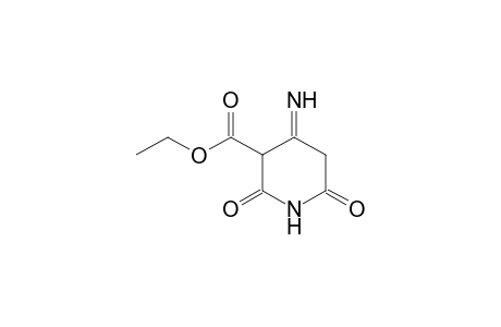 3-Piperidinecarboxylic acid, 4-imino-2,6-dioxo-, ethyl ester