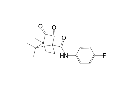 Bicyclo[2.2.1]heptane-1-carboxylic acid, 4,7,7-trimethyl-2,3-dioxo-, (4-fluorophenyl)amide