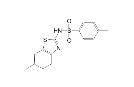 4-methyl-N-(6-methyl-4,5,6,7-tetrahydro-1,3-benzothiazol-2-yl)benzenesulfonamide