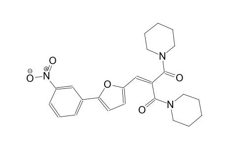 2-[[5-(3-nitrophenyl)-2-furanyl]methylidene]-1,3-bis(1-piperidinyl)propane-1,3-dione