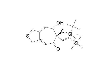 (4R*,5S*,7R*)-4-[(tert-Butyldimethylsilyl)oxy]-5-hydroxy-4-trimethylsilylethenyl-9-thiabicyclo[5.3.0]dec-1-en-3-one