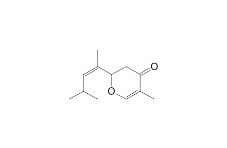 5-Methyl-2-[(Z)-4-methylpent-2-en-2-yl]-2,3-dihydro-4H-pyran-4-one
