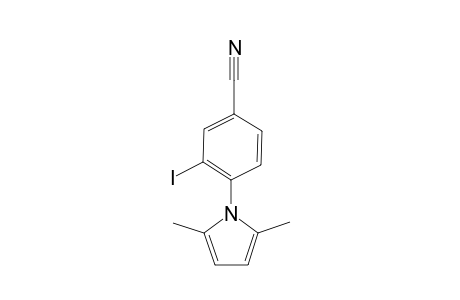 4-(2,5-dimethyl-1H-pyrrol-1-yl)-3-iodobenzonitrile
