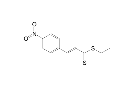 (E)-3-(4-nitrophenyl)-2-propenedithioic acid ethyl ester