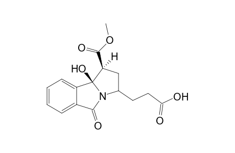 Methyl 9b-hydroxy-3-(2-carboxyethyl)-4-oxobenzopyrrolodino[1,5-a]pyrrolidine-1-carboxylate isomer