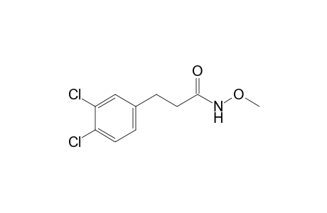 3-(3,4-dichlorophenyl)-N-methoxypropanamide