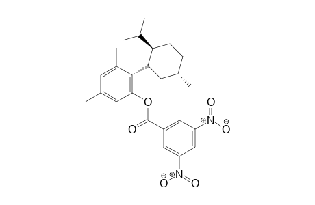 (P,M)-2-[(1S,2R,5S)-2-Isopropyl-5-methylcyclohexyl]-3,5-dimethylphenyl 3,5-Dinitrobenzoate