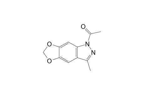 1H-[1,3]Dioxolo[4,5-f]indazole, 1-acetyl-3-methyl-