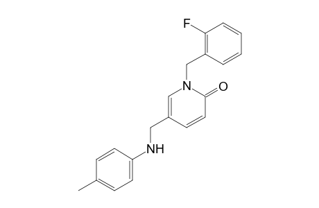 1-(2-Fluorobenzyl)-5-((p-tolylamino)methyl)pyridin-2(1H)-one