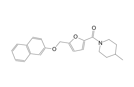 4-methyl-1-{5-[(2-naphthyloxy)methyl]-2-furoyl}piperidine