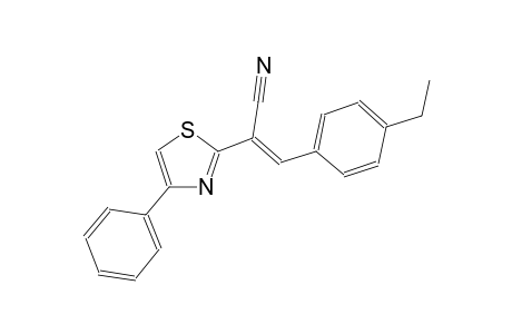 2-thiazoleacetonitrile, alpha-[(4-ethylphenyl)methylene]-4-phenyl-