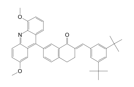 2-(3,5-di-tert-butylbenzylidene)-7-(2,5-dimethoxyacridin-9-yl)-1-oxo-1,2,3,4-tetrahydronaphthalene