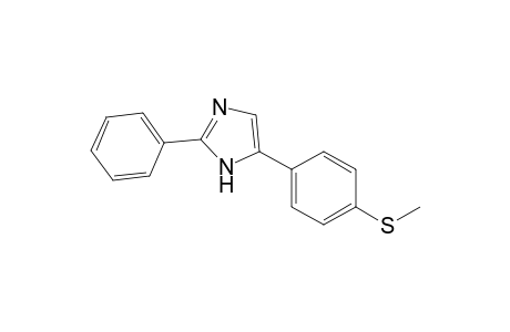 5-(4-Methylsulfanylphenyl)-2-phenyl-1H-imidazole