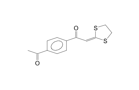 1-(4-Acetyl-phenyl)-2-(1,3-dithiolan-2-ylidene)-ethanone