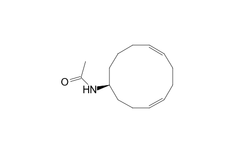 Acetamide, N-4,8-cyclododecadien-1-yl-, (E,E)-