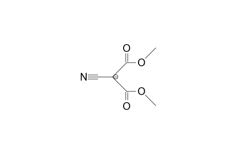 Cyano-malonic acid, dimethyl ester anion