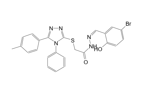 acetic acid, [[5-(4-methylphenyl)-4-phenyl-4H-1,2,4-triazol-3-yl]thio]-, 2-[(Z)-(5-bromo-2-hydroxyphenyl)methylidene]hydrazide