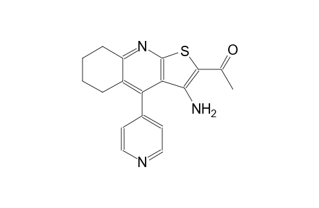 ethanone, 1-[3-amino-5,6,7,8-tetrahydro-4-(4-pyridinyl)thieno[2,3-b]quinolin-2-yl]-