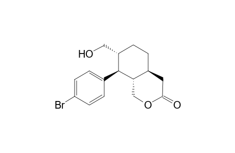 (4aS,7R,8S,8aS)-7-(Hydroxymethyl)-8-(4-bromophenyl)octahydro-3H-2-benzopyran-3-one