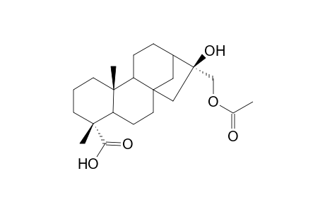 17-Acetoxy-16.beta.-hydroxy-ent-kauran-19-ioc acid