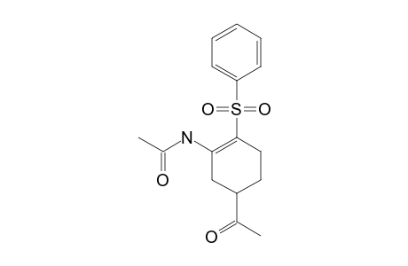 2-ACETAMIDO-4-ACETYL-1-PHENYLSULFONYLCYCLOHEXENE