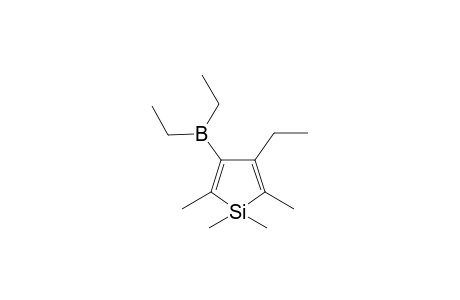 diethyl-(4-ethyl-1,1,2,5-tetramethylsilol-3-yl)borane