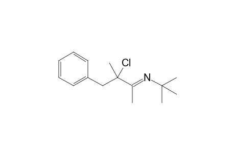 N-(3'-Chloro-3'-methyl-4'-phenyl-2'-butylidene)-(t-butyl)amine