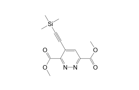 3,6-Pyridazinedicarboxylic acid, 4-[(trimethylsilyl)ethynyl]-, dimethyl ester